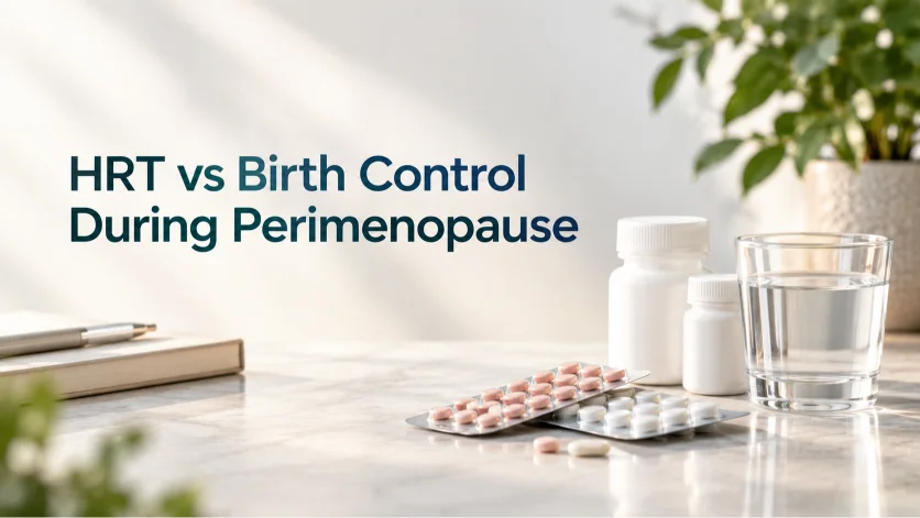 HRT vs Birth Control During Perimenopause 