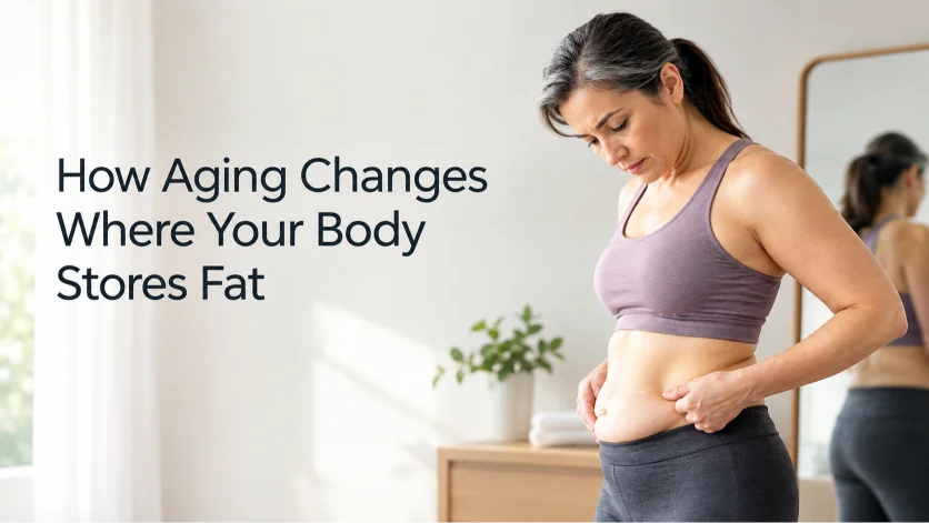 How Aging Changes Where Your Body Stores Fat 