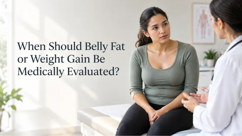 When Should Belly Fat or Weight Gain Be Medically Evaluated 